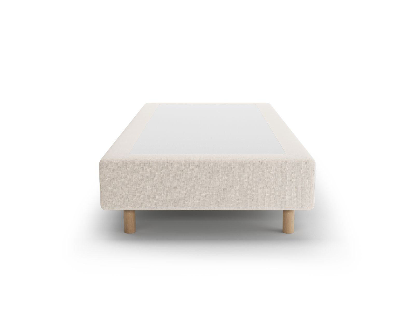 Bettgestell Whale 90cm in White-Babel präsentiert im Onlineshop von KAQTU Design AG. Bettgestell ist von Micadoni