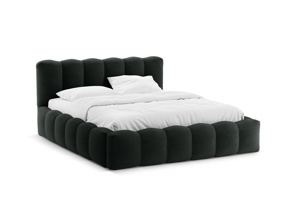 Lupine Bett mit Stauraum und Headboard 140cm in Black-Baloo präsentiert im Onlineshop von KAQTU Design AG. Bett ist von Micadoni