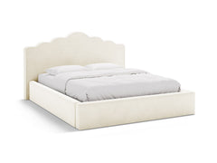 Letto contenitore Dream in velluto con testiera