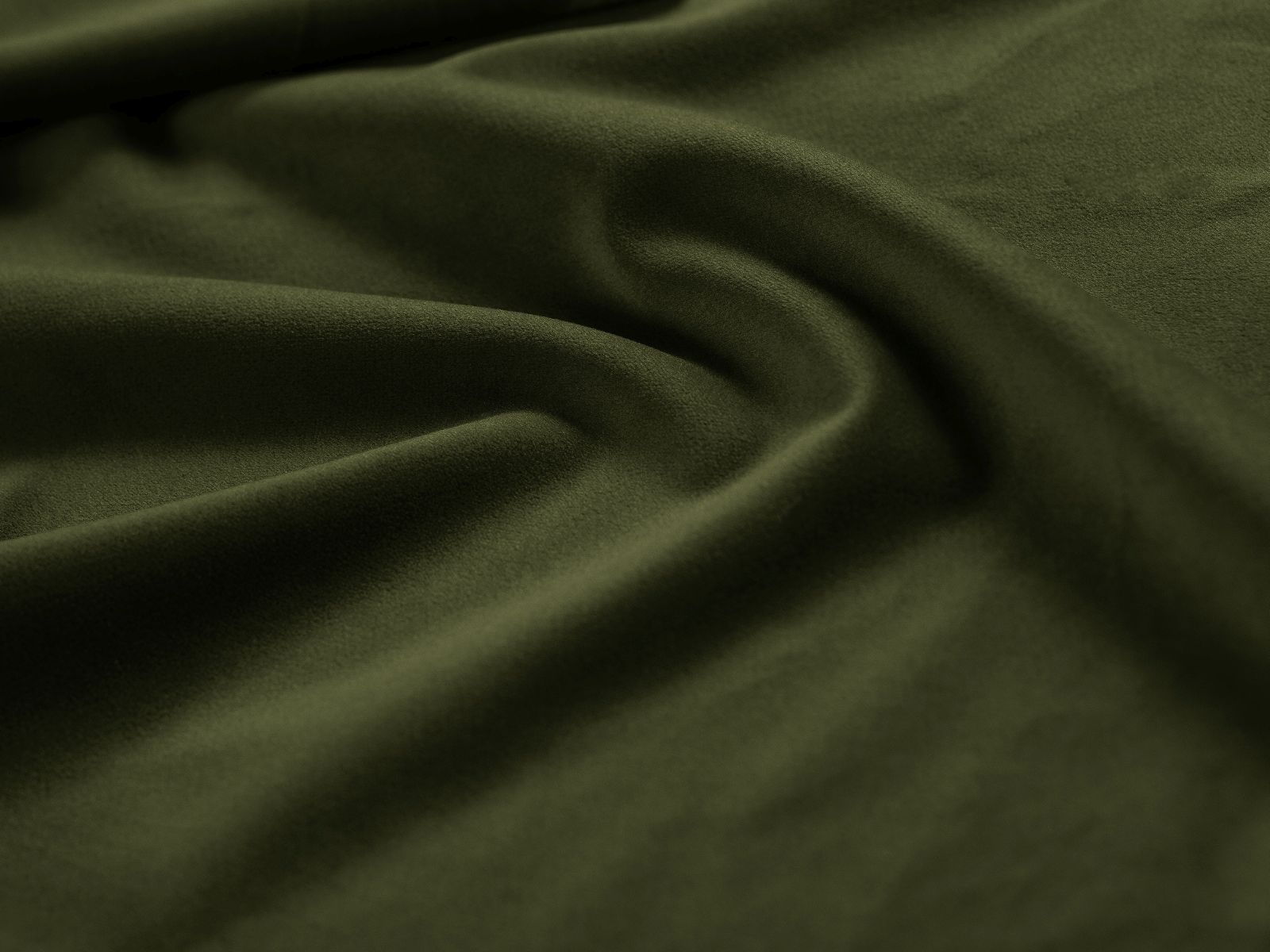 Elegantes Eloise Bett in Army Green-Magic Velvet, 140 cm, ausgestattet mit praktischem Stauraum und einem modernen Kopfteil für stilvolle Schlafzimmer.
