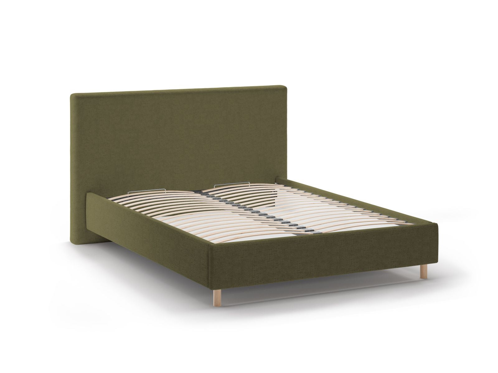 Elegantes Eloise Bett mit praktischem Stauraum und geschmackvollem Kopfteil, ideal für moderne und funktionale Schlafräume.
