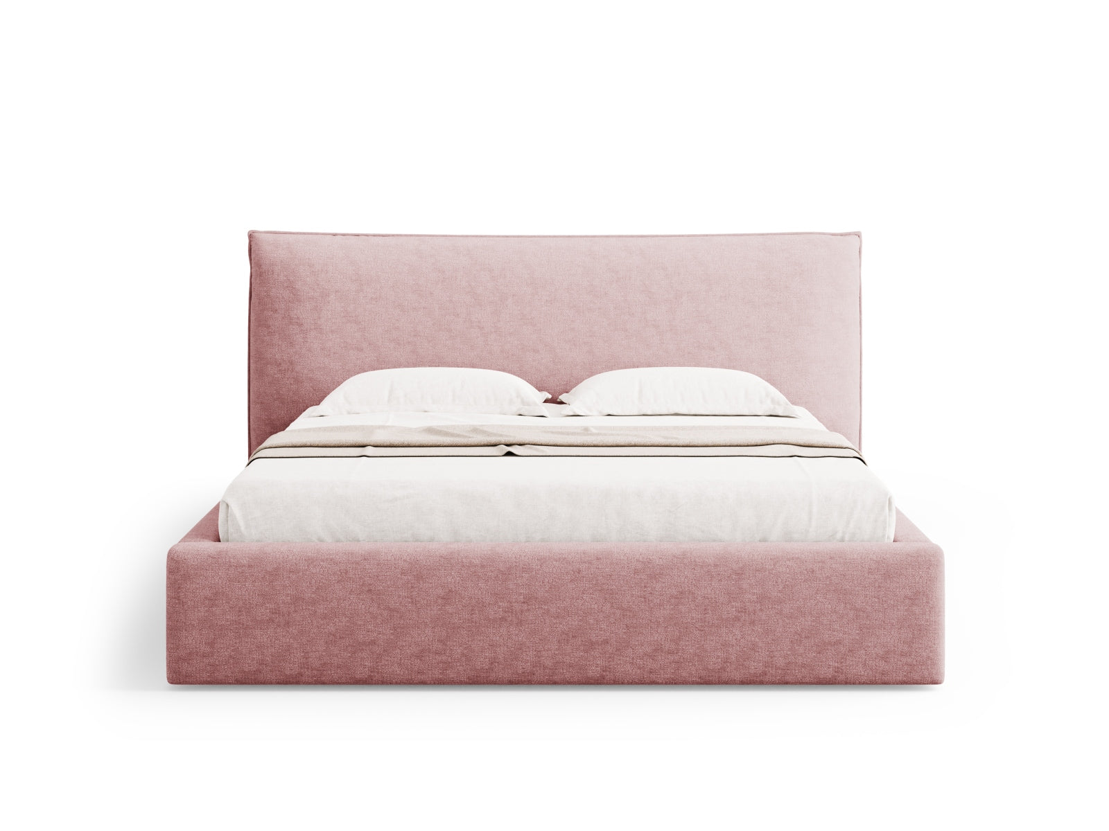 Erleben Sie das Kaelle Bett von Micadoni: modernes Design, praktischer Stauraum und ein elegantes Headboard für erholsame Nächte!