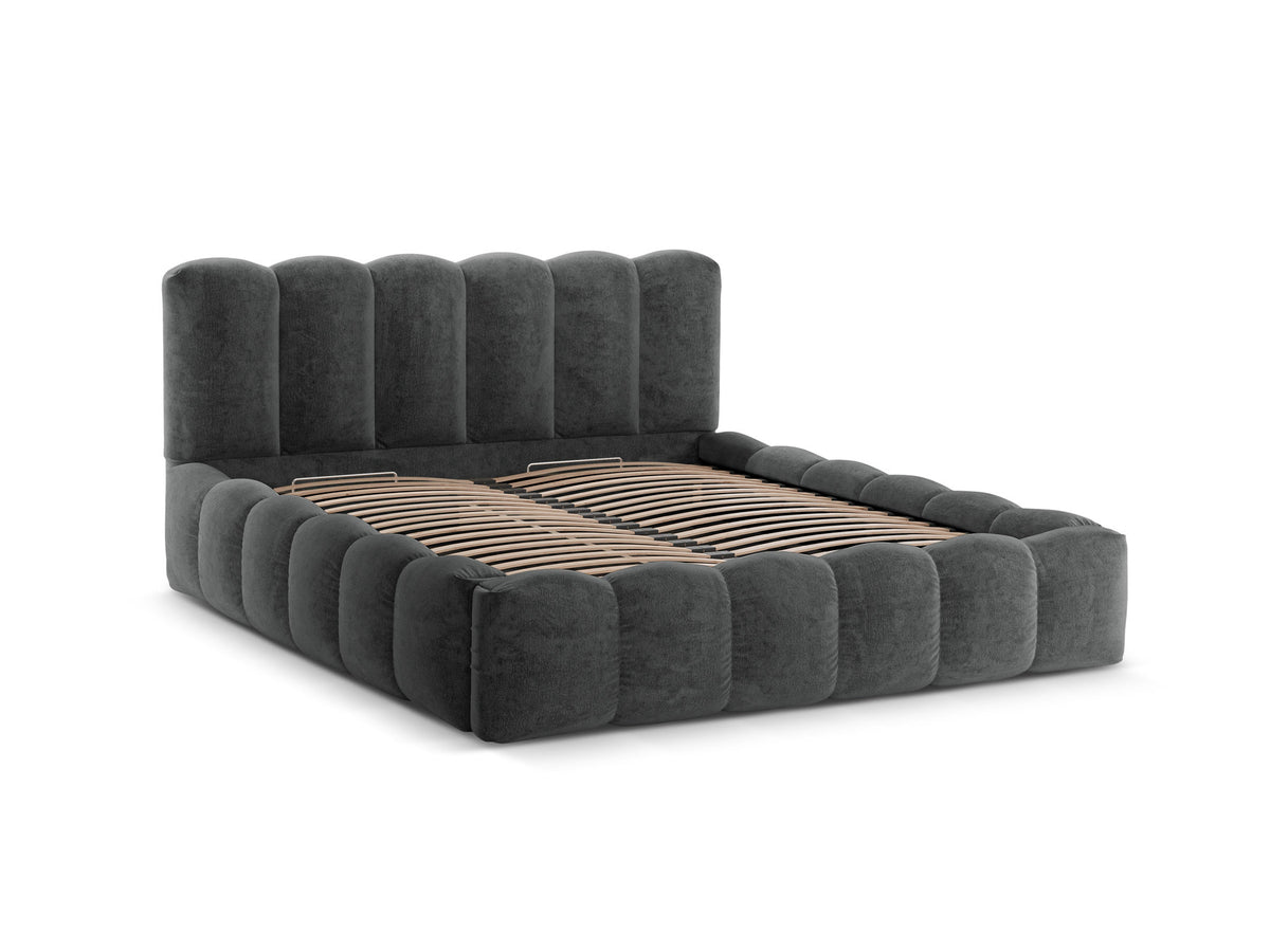 Lupine Bett mit Stauraum und Headboard 140cm in Dark Grey-Perfect Harmony präsentiert im Onlineshop von KAQTU Design AG. Bett ist von Micadoni