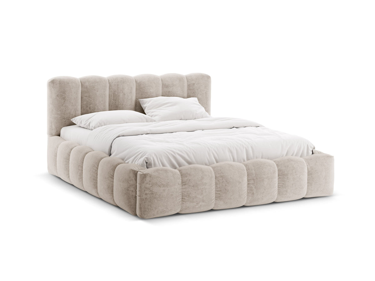 Lupine Bett mit Stauraum und Headboard 140cm in Beige-Perfect Harmony präsentiert im Onlineshop von KAQTU Design AG. Bett ist von Micadoni