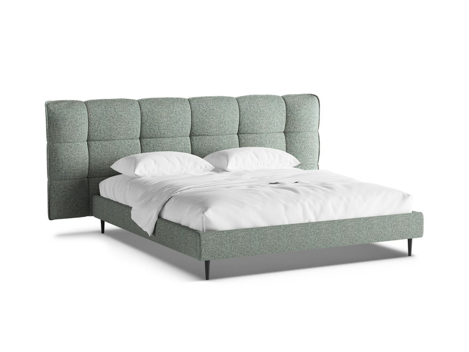 Modernes Eric Bett in 140 cm mit praktischem Stauraum und ansprechendem Kopfteil, ideal für stilvolle Schlafzimmergestaltung.