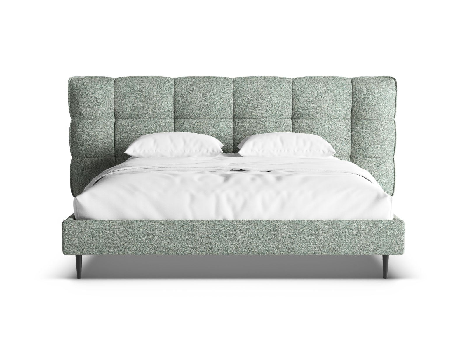 Elegantes Eric Bett in 140 cm mit funktionalem Stauraum und geschmackvollem Kopfteil, perfekt für ein modernes Schlafzimmer.