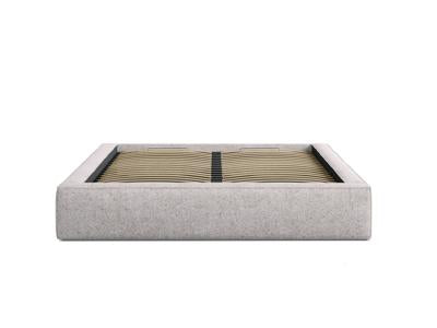 Simon Bett mit Stauraum  in Beige Melange präsentiert im Onlineshop von KAQTU Design AG. Bett ist von Micadoni