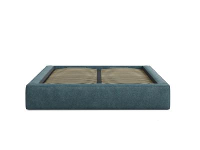 Simon Bett mit Stauraum  in Green Blue Melange präsentiert im Onlineshop von KAQTU Design AG. Bett ist von Micadoni
