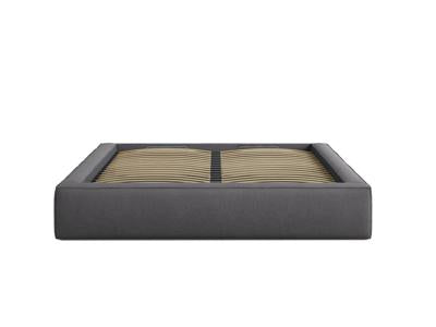 Simon Bett mit Stauraum  in Graphite präsentiert im Onlineshop von KAQTU Design AG. Bett ist von Micadoni