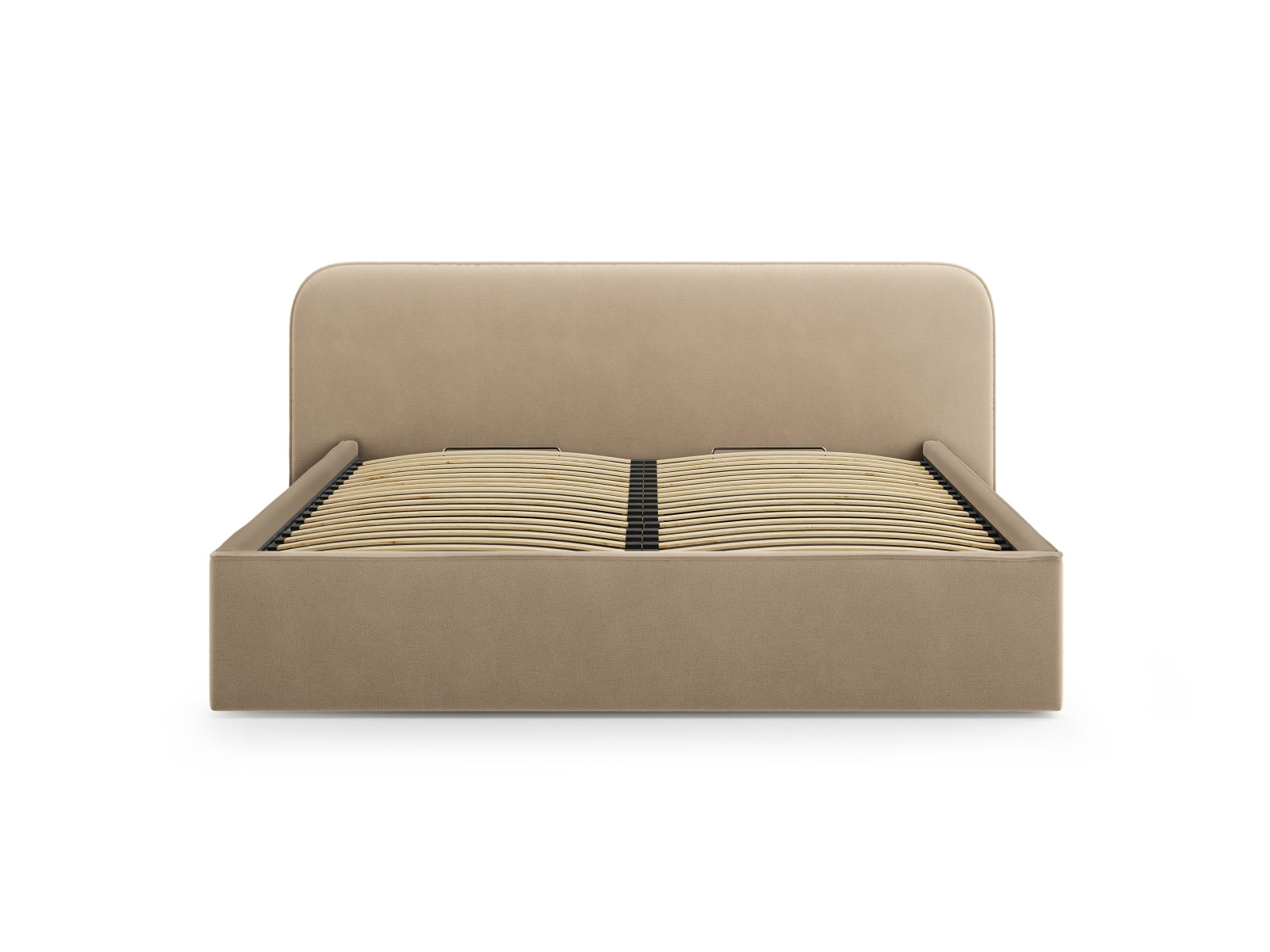 Erleben Sie das elegante Elizabeth Velour Bett von Micadoni. Mit praktischem Stauraum und stilvollem Headboard – perfekt für Ihr modernes Schlafzimmer!