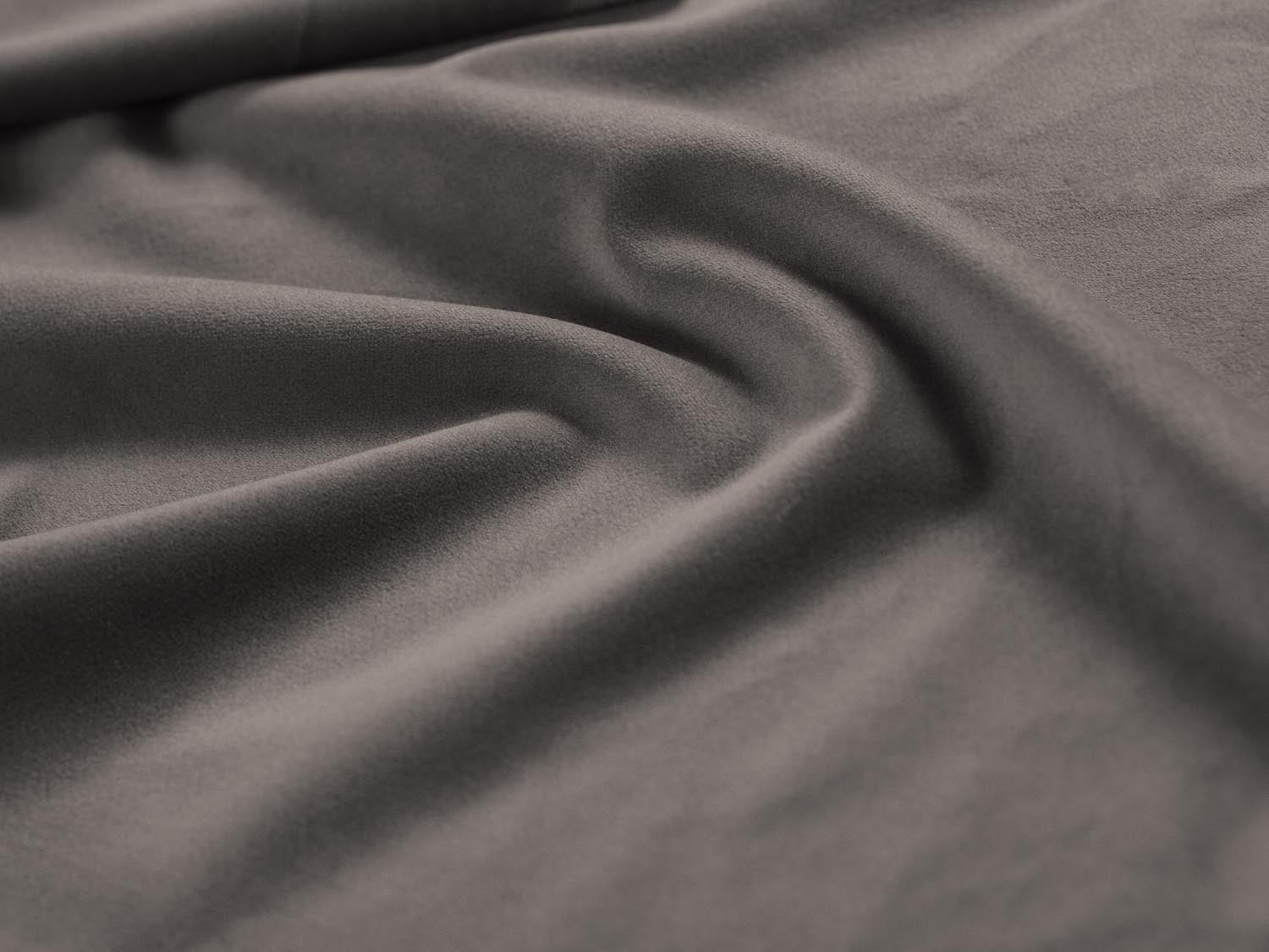 Kaelle Velour Bett mit Stauraum und Headboard  180cm in Light Grey präsentiert im Onlineshop von KAQTU Design AG. Bett ist von Micadoni