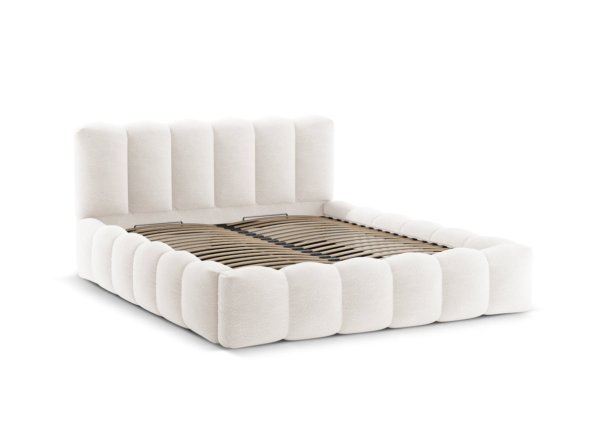 Lupine Bett mit Stauraum und Headboard 160cm in White-Baloo präsentiert im Onlineshop von KAQTU Design AG. Bett ist von Micadoni