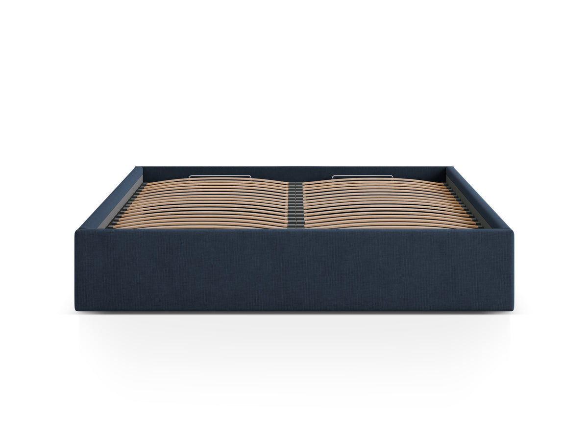 Susan Bett mit Stauraum 160cm in Royal Blue-Moly präsentiert im Onlineshop von KAQTU Design AG. Bett ist von Micadoni