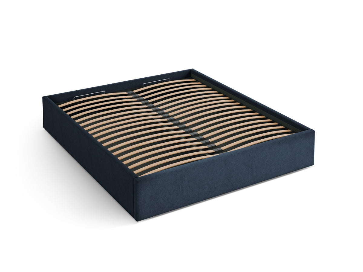 Susan Bett mit Stauraum 160cm in Royal Blue-Moly präsentiert im Onlineshop von KAQTU Design AG. Bett ist von Micadoni