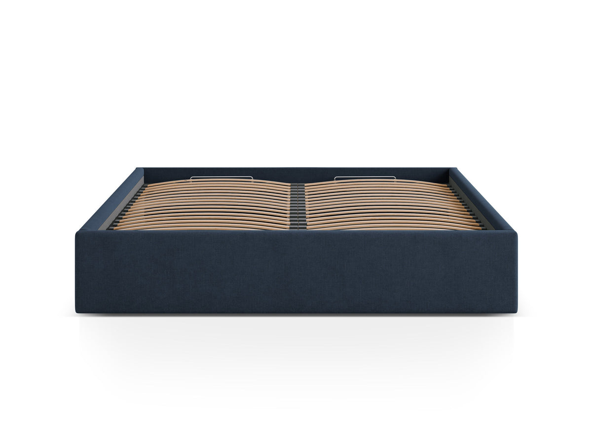 Susan Bett mit Stauraum 160cm in Royal Blue-Moly präsentiert im Onlineshop von KAQTU Design AG. Bett ist von Micadoni