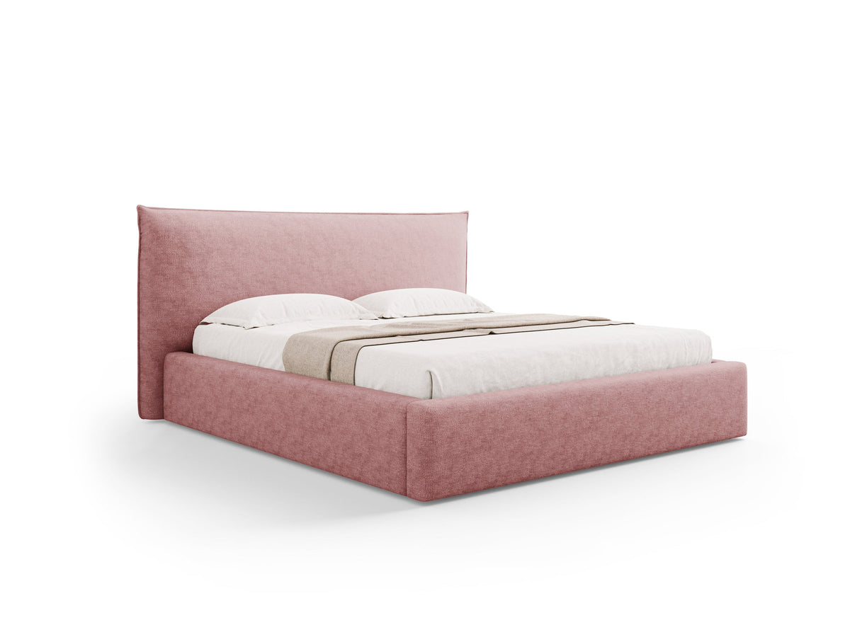 Kaelle Bett mit Stauraum und Headboard 160cm in Pink-Perfect Harmony präsentiert im Onlineshop von KAQTU Design AG. Bett ist von Micadoni