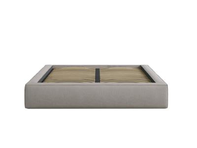 Simon Bett mit Stauraum  in Dark Beige präsentiert im Onlineshop von KAQTU Design AG. Bett ist von Micadoni
