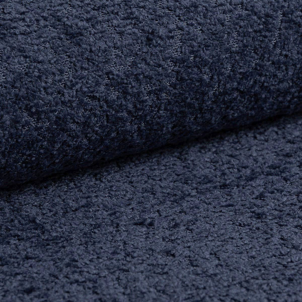 Elegantes Mount Bett in edlem Navy Blue, bietet cleveren Stauraum und ein modernes Kopfteil für ein stilvolles Schlafzimmer.