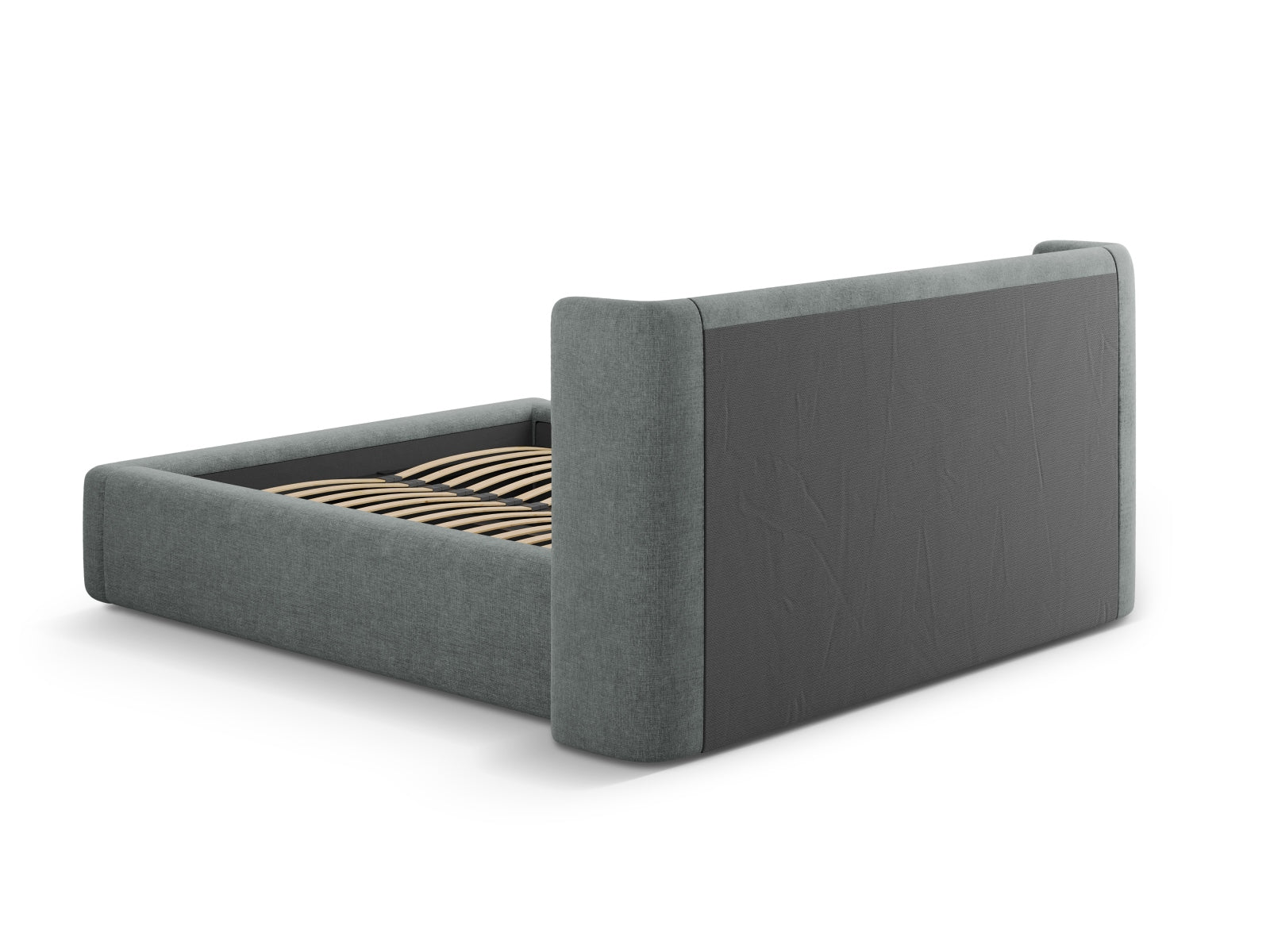Entdecken Sie das stilvolle Jolene Bett von Micadoni: Praktischer Stauraum und ein modernes Headboard für Ihr perfektes Schlafzimmer!