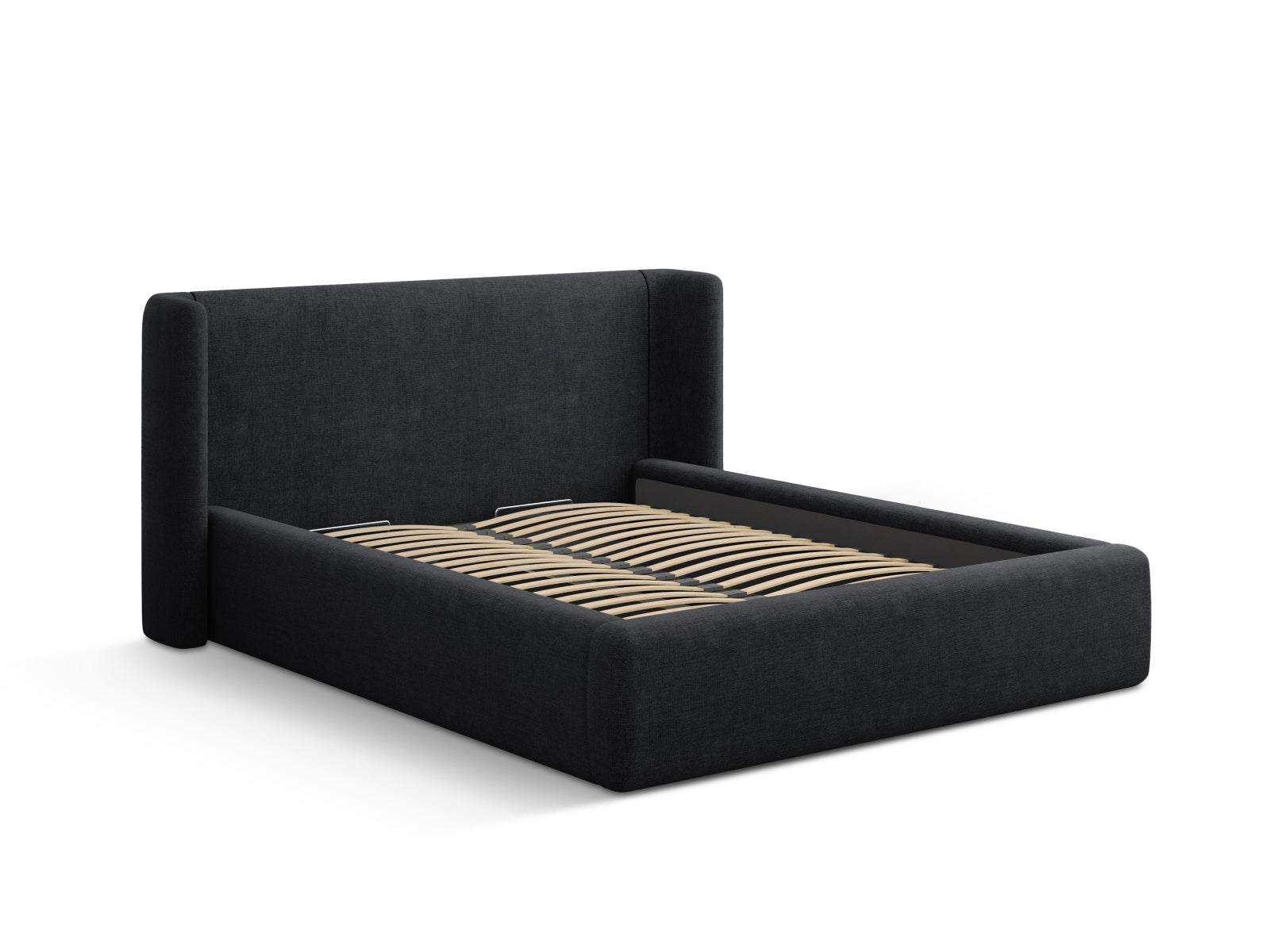 Erleben Sie das elegante Jolene Bett von Micadoni: Mit praktischem Stauraum und modernem Headboard wird Ihr Schlafzimmer zum stilvollen Rückzugsort!