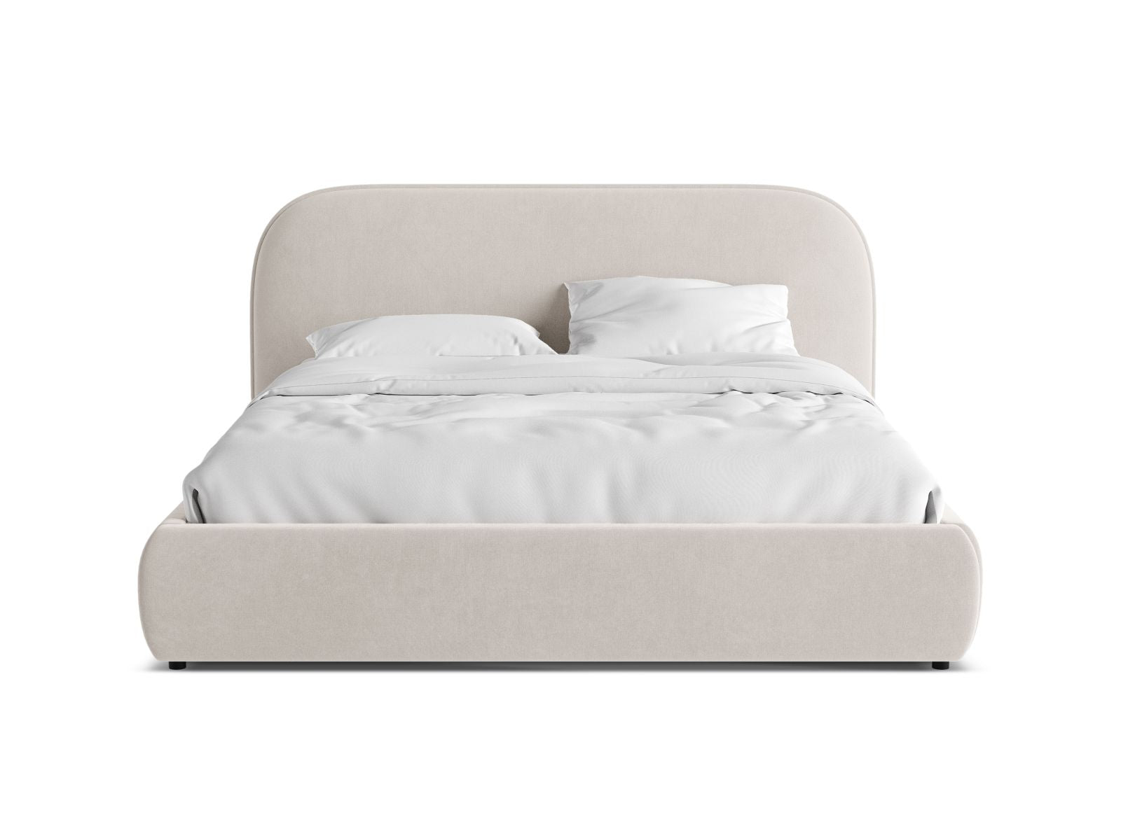 Elegantes Murada Bett mit 180 cm Kopfteil von Micadoni, ideal für stilvolle Schlafzimmergestaltung und entspannende Nächte.