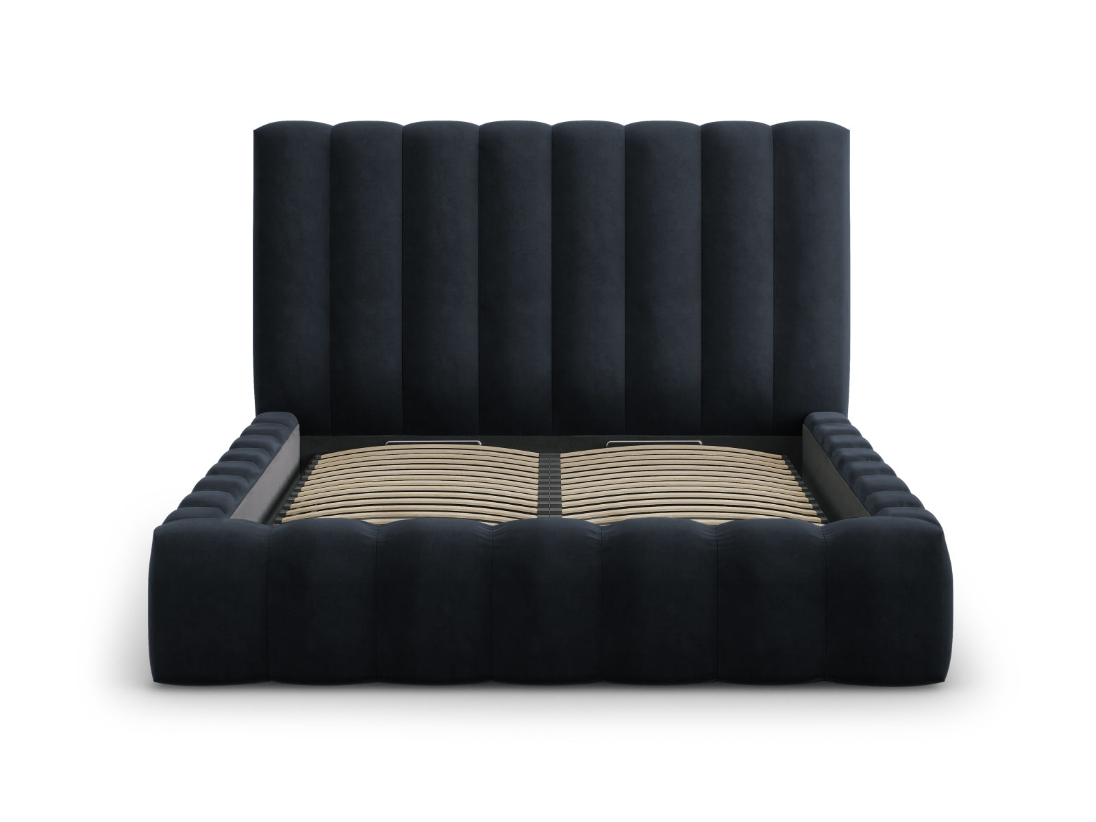 Entdecken Sie das stilvolle Kelp Velour Bett von Micadoni – perfekt für Ihr modernes Schlafzimmer, mit praktischem Stauraum und einem bequemen Kopfteil.