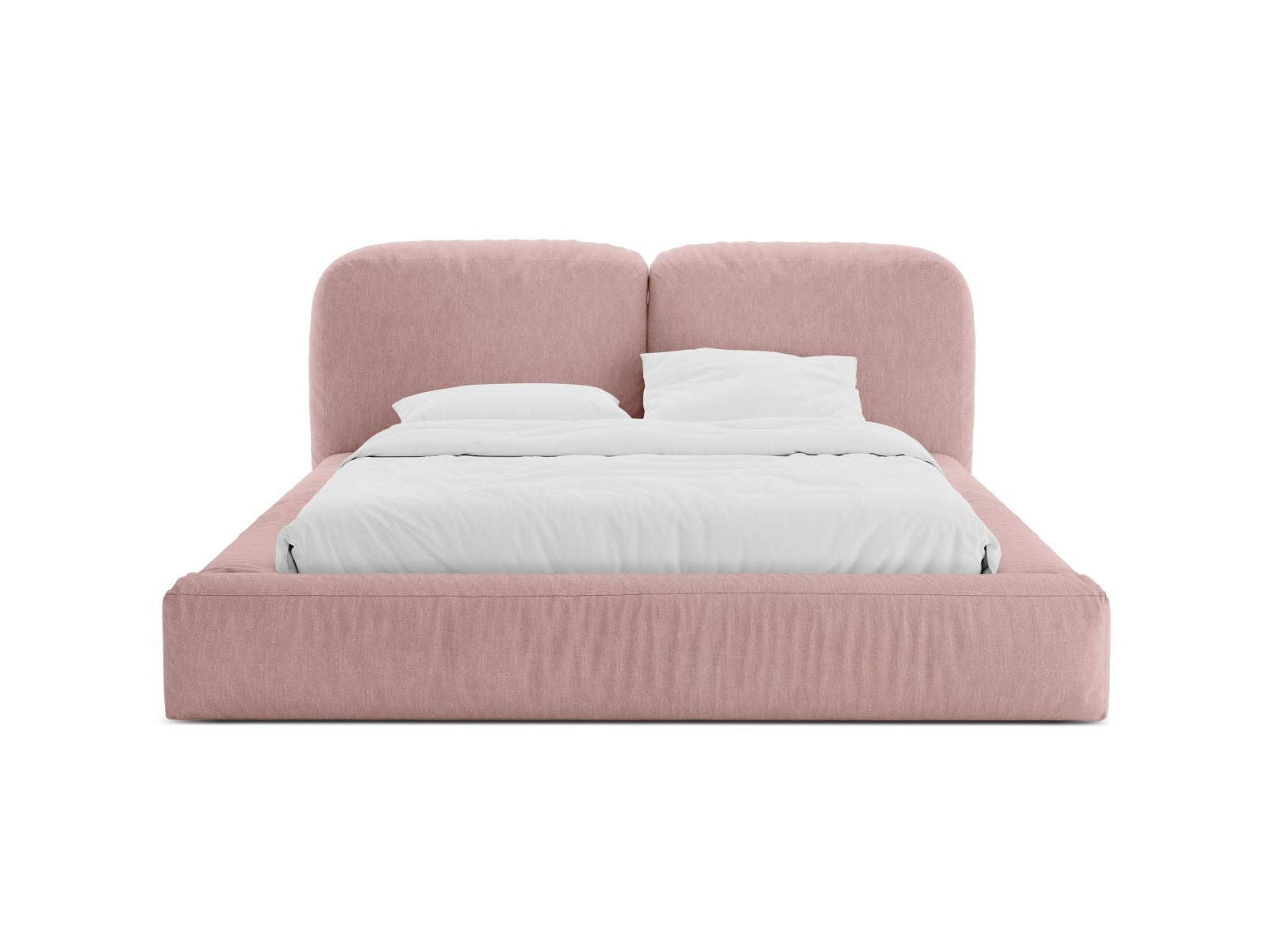 Elegantes Martina Bett mit praktischem Stauraum und stilvollem Kopfteil in 200cm Breite, ideal für moderne Schlafzimmer.