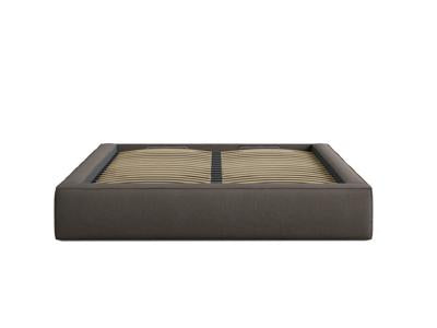 Simon Bett mit Stauraum  in Grey Brown präsentiert im Onlineshop von KAQTU Design AG. Bett ist von Micadoni