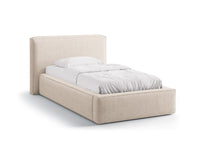 Jodie Bed with Storage and Headboard, 90 cm