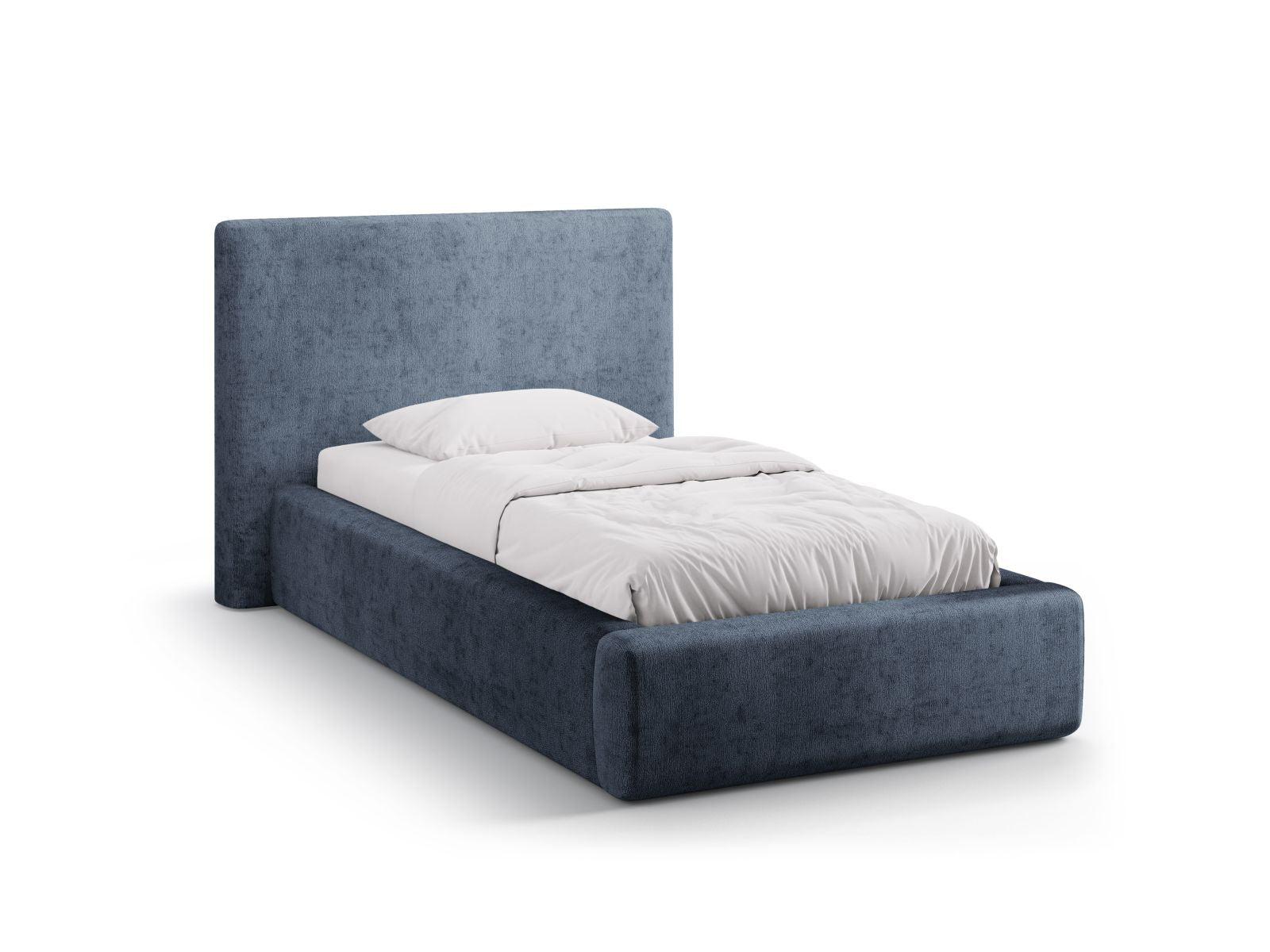 Amy Bett mit Stauraum mit Kopfteil 90cm in Dark Blue-Perfect Harmony präsentiert im Onlineshop von KAQTU Design AG. Bett ist von Micadoni
