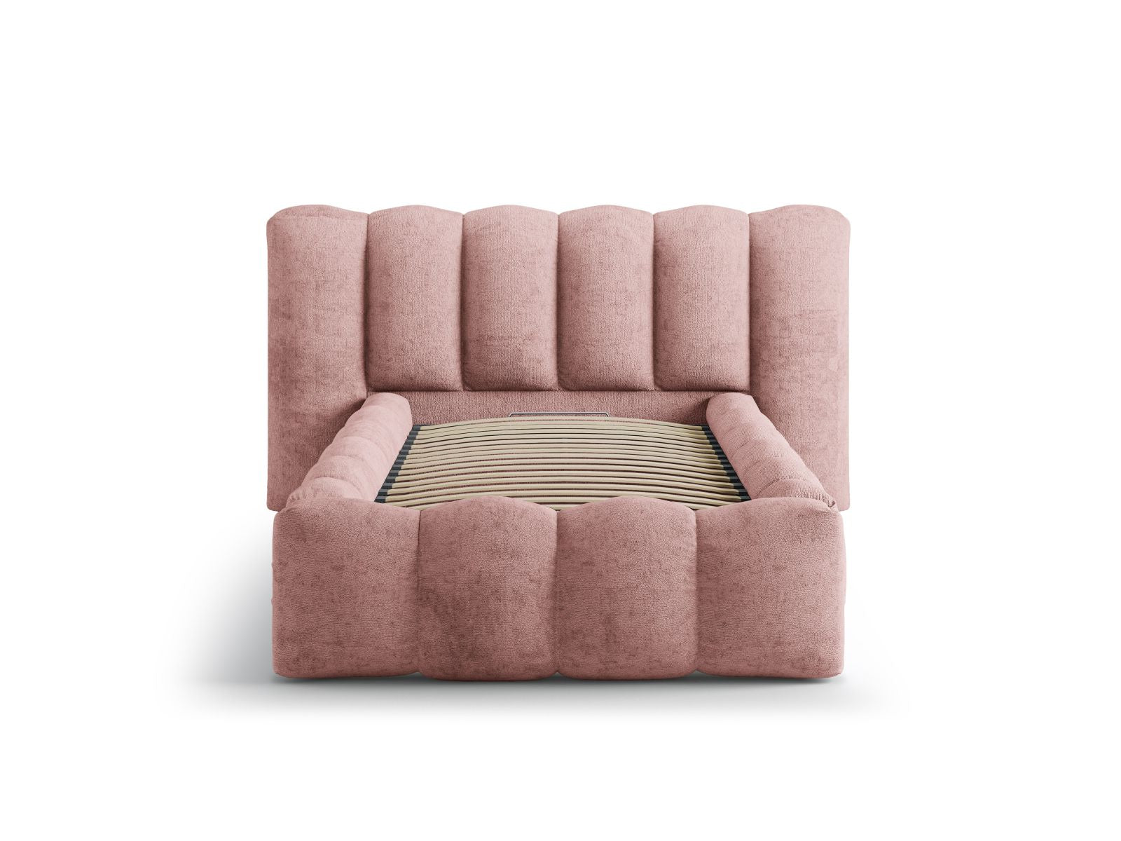 Stylisches Lupine Bett mit praktischem Stauraum und elegantem Kopfteil in 90cm Breite, ideal für moderne Schlafzimmer.