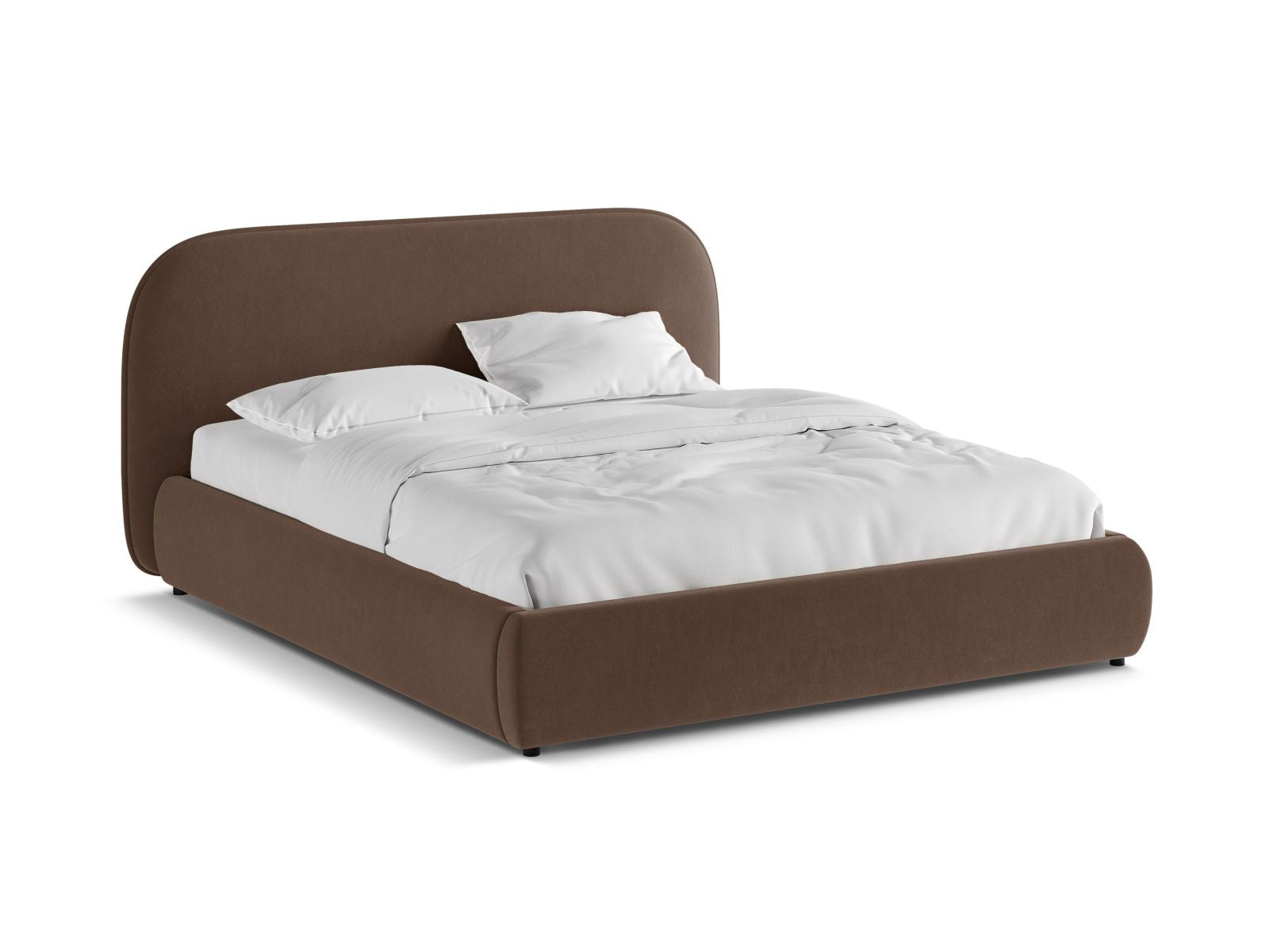 Modernes Murada Bett mit 200 cm Breite, cleverem Stauraum und ansprechendem Kopfteil, ideal für stilvolle Schlafzimmergestaltung.