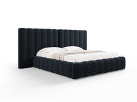 Kelp storage bed with double headboard 140 x 200 cm
