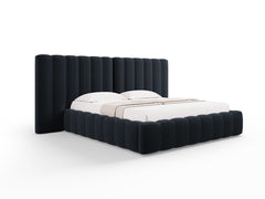 Kelp storage bed with double headboard 140 x 200 cm