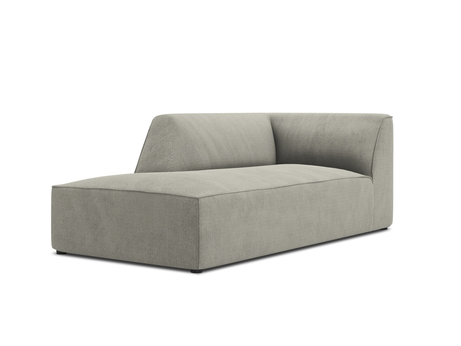 Ruby Sofa Chaise Lounge links 1 Sitz in Light Grey präsentiert im Onlineshop von KAQTU Design AG. L-Sofa links ist von Micadoni