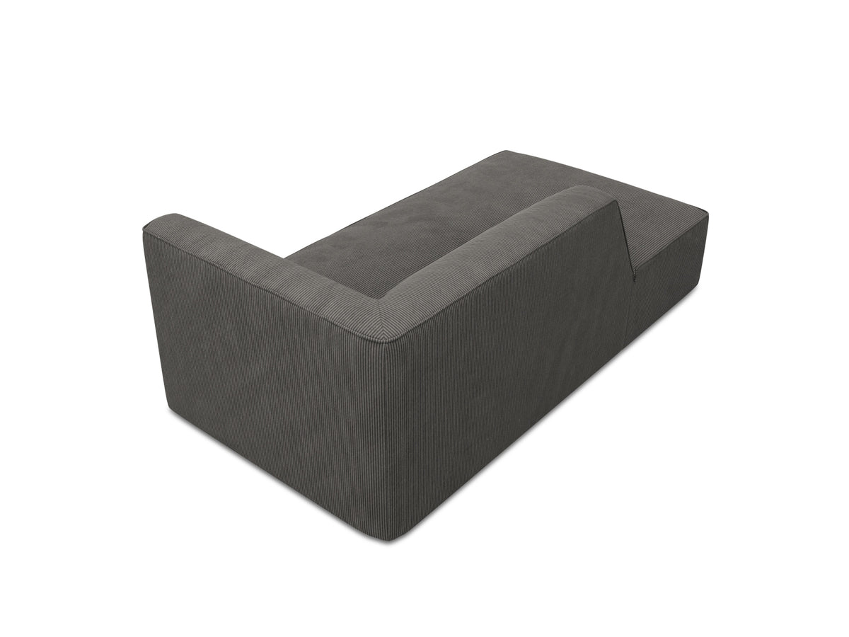 Ruby Sofa Chaise Lounge links 1 Sitz in Dark Grey-Scala präsentiert im Onlineshop von KAQTU Design AG. L-Sofa links ist von Micadoni