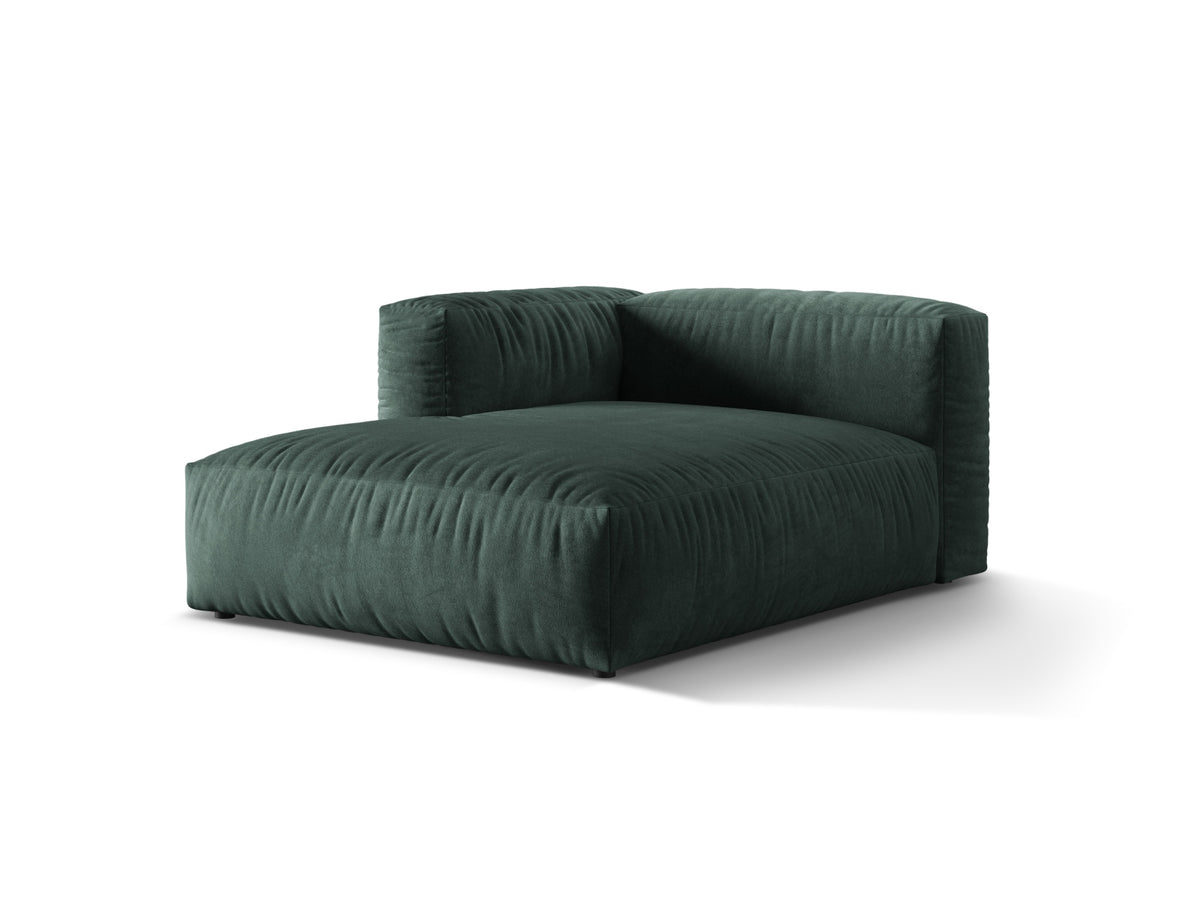 Martina Sofa Chaise Lounge links 1 Sitz in Petrol-Vogue präsentiert im Onlineshop von KAQTU Design AG. L-Sofa links ist von Micadoni
