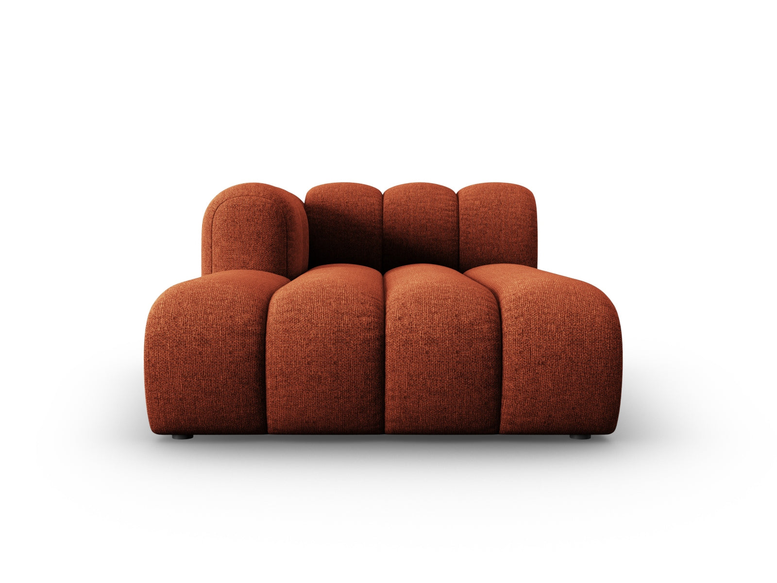 Lupine Sofa Chaise Lounge links 2 Sitzer in Terracotta präsentiert im Onlineshop von KAQTU Design AG. L-Sofa links ist von Micadoni
