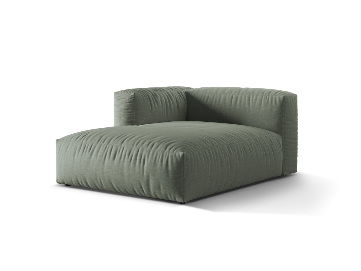 Martina Sofa Chaise Lounge links 1 Sitz in Moss Green-Boston präsentiert im Onlineshop von KAQTU Design AG. L-Sofa links ist von Micadoni
