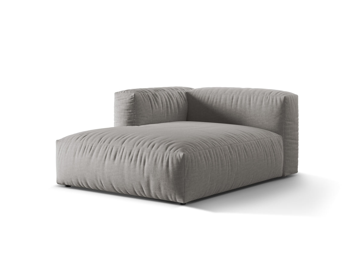 Martina Sofa Chaise Lounge links 1 Sitz in Light Grey-Boston präsentiert im Onlineshop von KAQTU Design AG. L-Sofa links ist von Micadoni