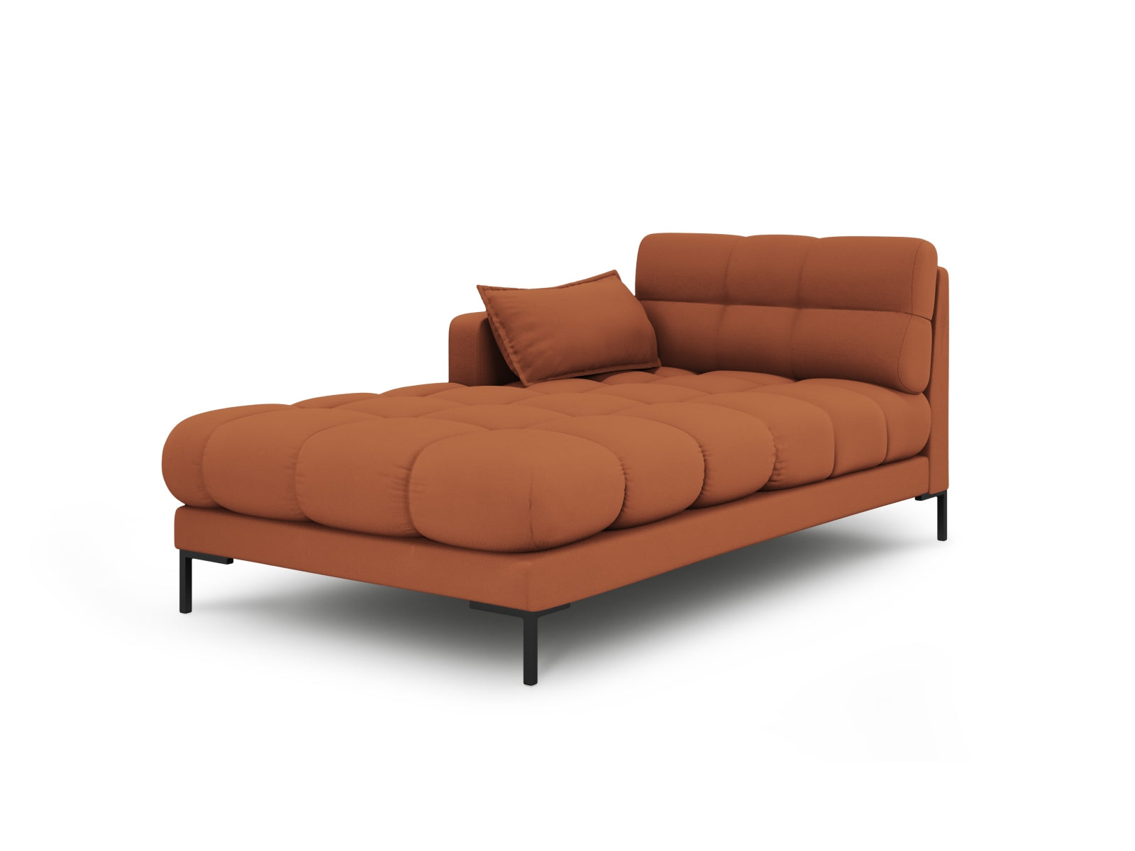 Mamaia Sofa Chaise Lounge links 1 Sitz in Brick/Schwarz-Neve präsentiert im Onlineshop von KAQTU Design AG. L-Sofa links ist von Micadoni