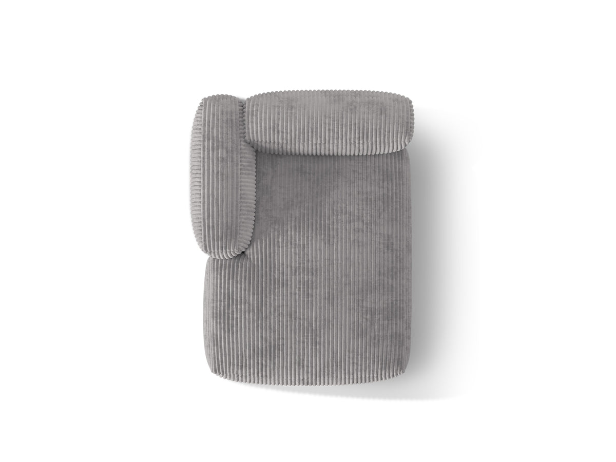 Martina Sofa Chaise Lounge links 1 Sitz in Light Grey-Tilia präsentiert im Onlineshop von KAQTU Design AG. L-Sofa links ist von Micadoni