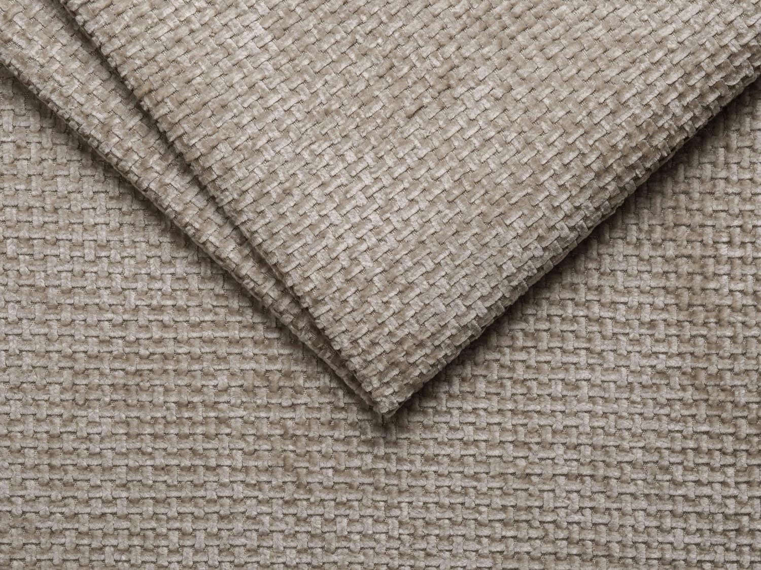 Elegante Lupine Chaise Longue links für 2 Personen in stilvollem Dunkelbeige, ideal für kreative und moderne Wohnkonzepte.
