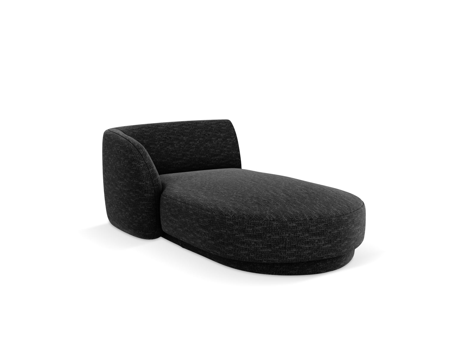 Miley Sofa Chaise Lounge links 2 Sitzer in Anthracite-Eden präsentiert im Onlineshop von KAQTU Design AG. L-Sofa links ist von Micadoni