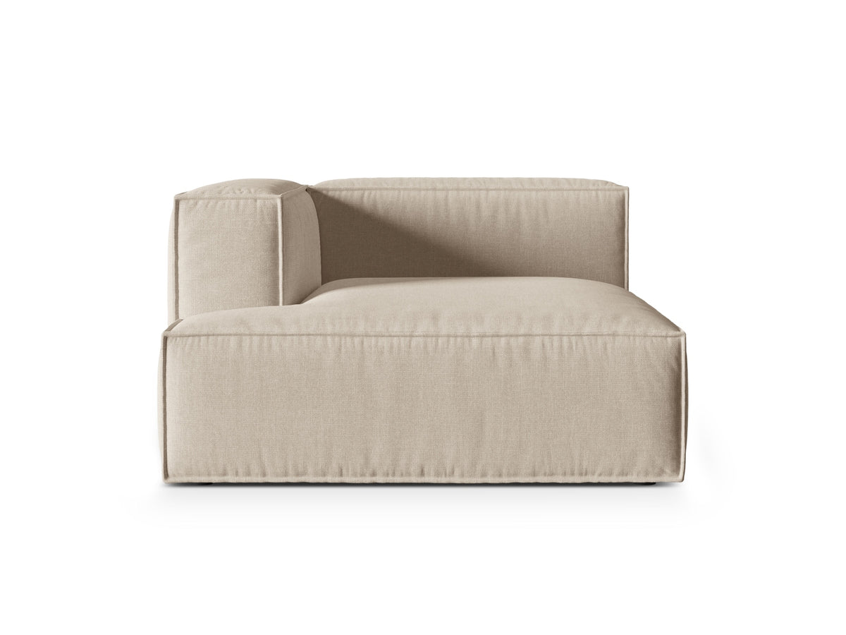 1-Sitzer Modul Chaise Longue Links Nuria in Beige-Liberty präsentiert im Onlineshop von KAQTU Design AG. Modulares Sofa ist von Micadoni
