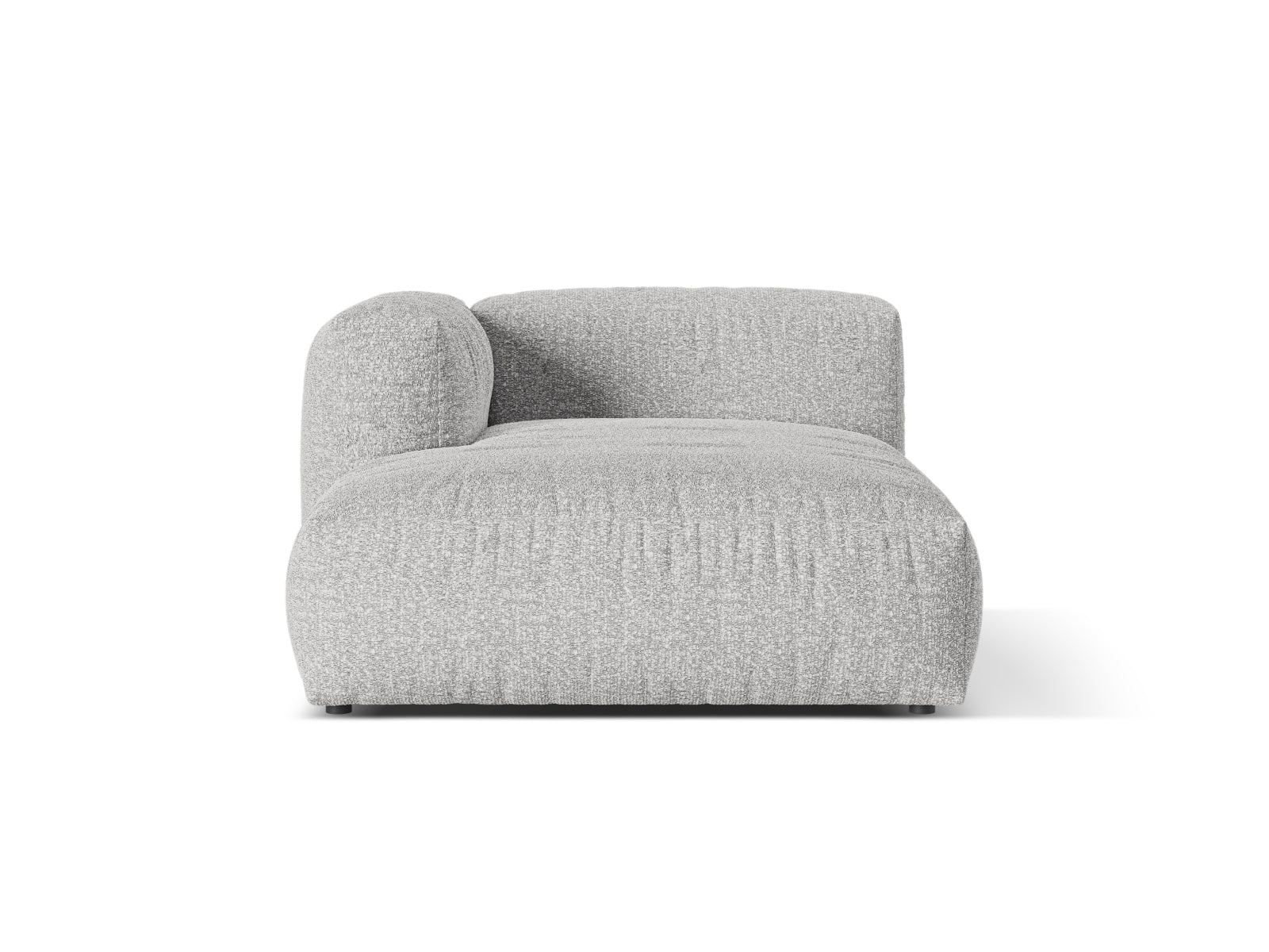 1-Sitzer Chaise Longue Links Martina in Silver-Monet präsentiert im Onlineshop von KAQTU Design AG. Modulares Sofa ist von Micadoni