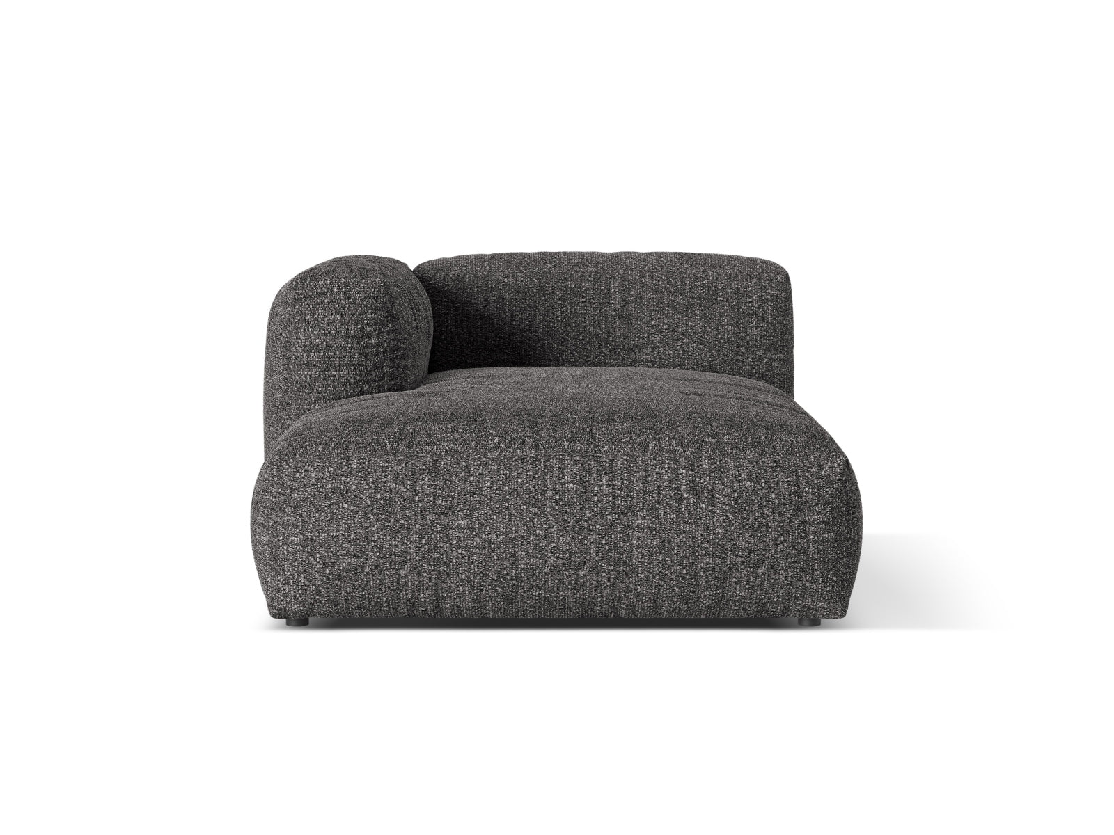 1-Sitzer Chaise Longue Links Martina in Anthracite-Monet präsentiert im Onlineshop von KAQTU Design AG. Modulares Sofa ist von Micadoni