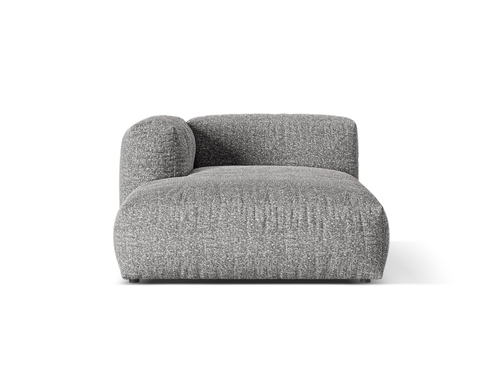 1-Sitzer Chaise Longue Links Martina in Graphite-Monet präsentiert im Onlineshop von KAQTU Design AG. Modulares Sofa ist von Micadoni