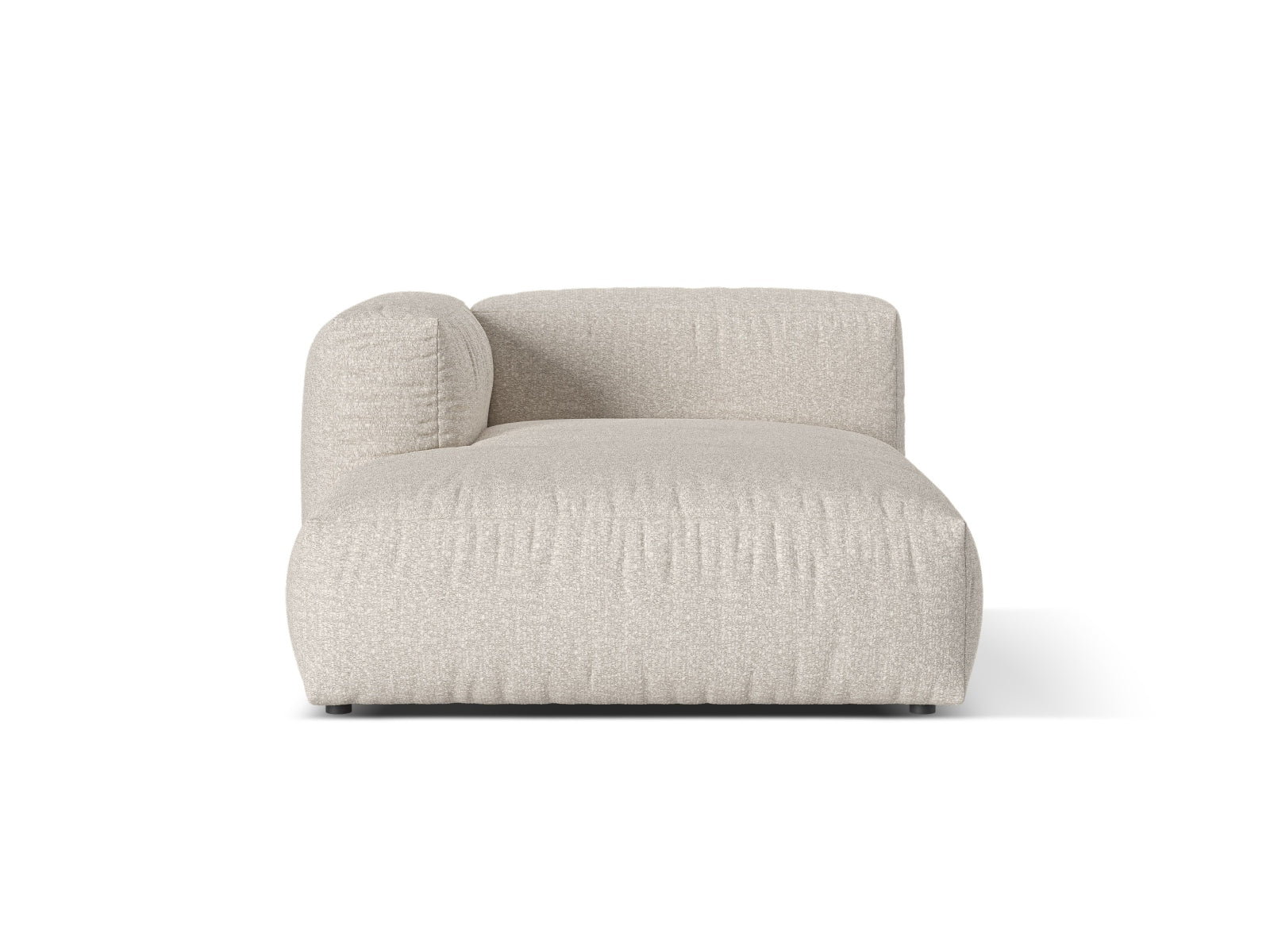 1-Sitzer Chaise Longue Links Martina in Beige-Monet präsentiert im Onlineshop von KAQTU Design AG. Modulares Sofa ist von Micadoni