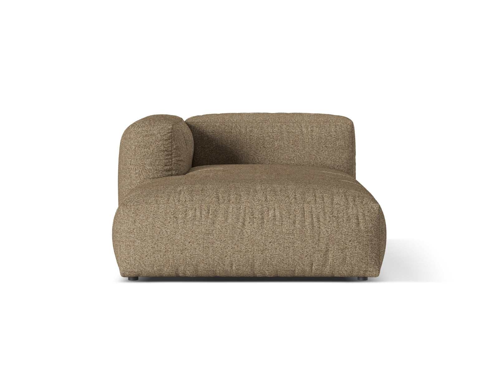 1-Sitzer Chaise Longue Links Martina in Cappuccino-Monet präsentiert im Onlineshop von KAQTU Design AG. Modulares Sofa ist von Micadoni